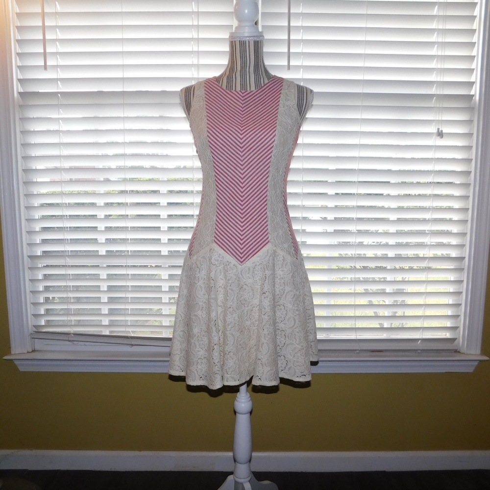 Champagne and Strawberry Dress - Picture 1 of 8